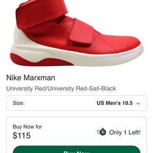 Nike Marxman Men's University Red Sneakers
